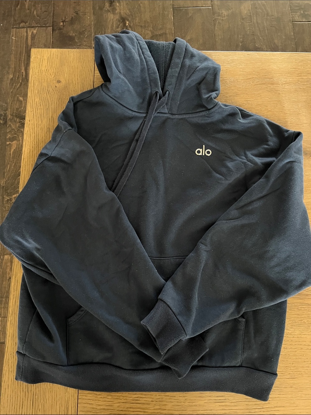 Alo Women’s Navy Hoodie Sweatshirt